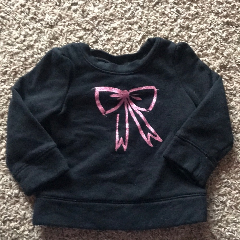 Circo Black Fleeced Lined Sweater Top Shirt